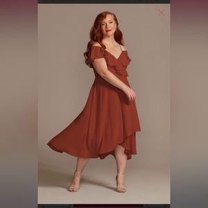 David’s Bridal- Bridesmaid Dress Cinnamon Size 14